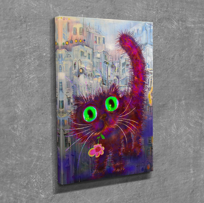 Wallity DC381 Lienzo Decorativo Multicolor 30 x 40 cm